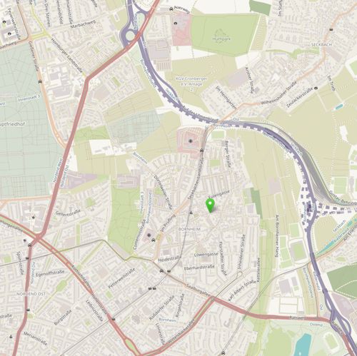 Visit map on Openstreetmap